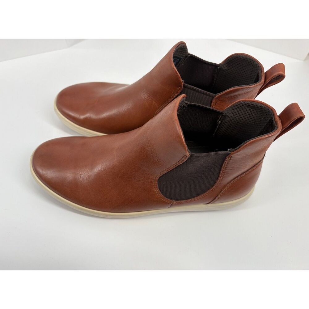 Brown Leather Ankle Boots – Classic Pull-On Style - Picture 4 of 4
